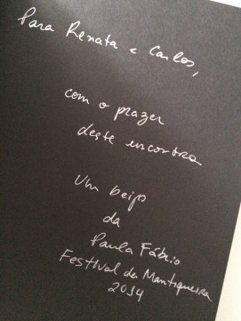 Autógrafo Fábrio
